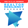 Modern graphic for REALTOR(r) Resiliency Package